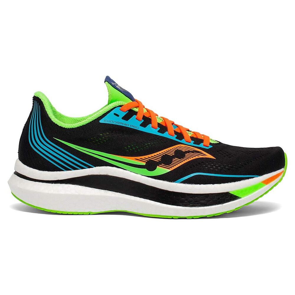 Saucony Mens Endorphin Pro Running Shoes Future Black Size 14 M